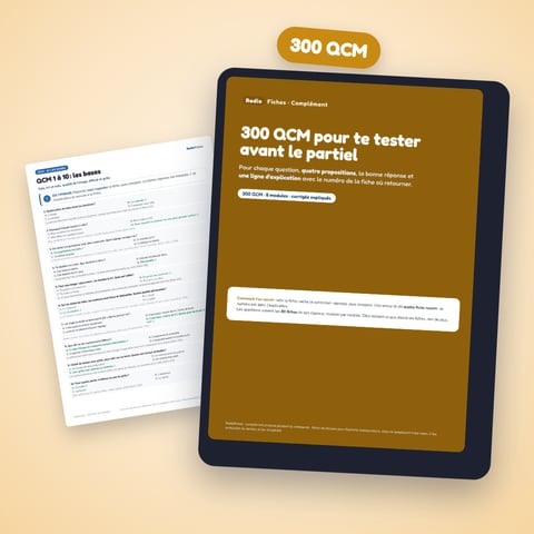 300 QCM pour te tester avant le partiel