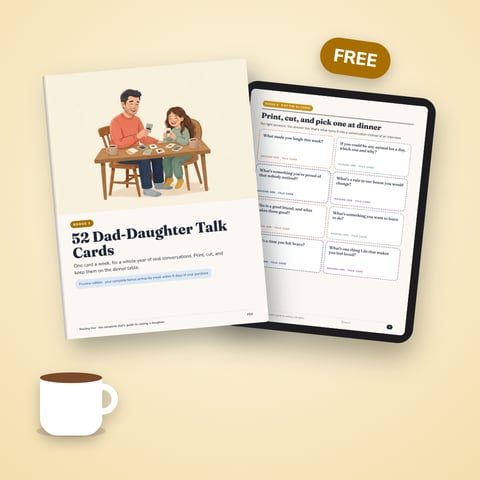 Bonus 3 — 52 Dad-Daughter Talk Cards