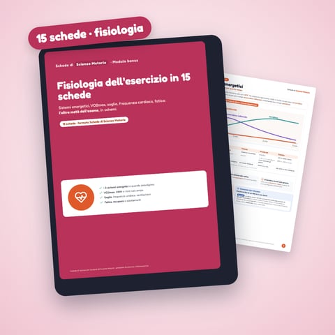 Fisiologia dell'esercizio in 15 schede
