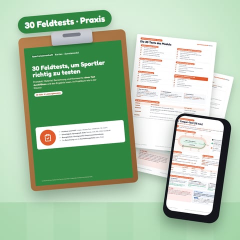 30 Feldtests, um Sportler ohne Improvisieren zu testen