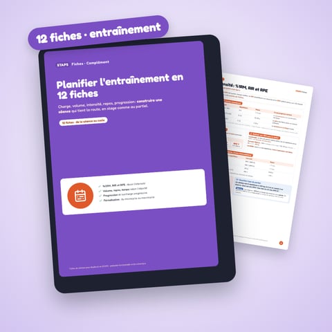Planifier l'entraînement en 12 fiches