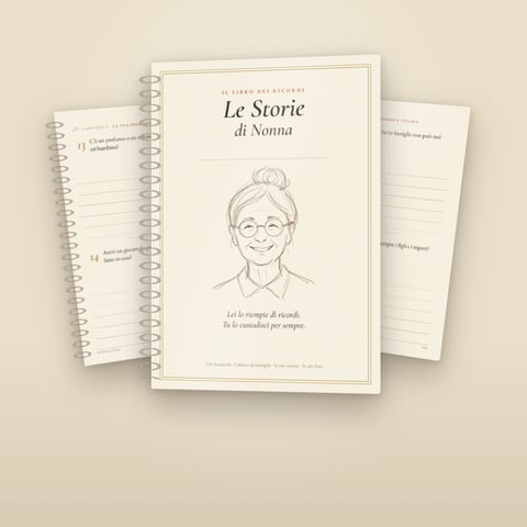 Le Storie di Nonna — il libro dei ricordi da stampare