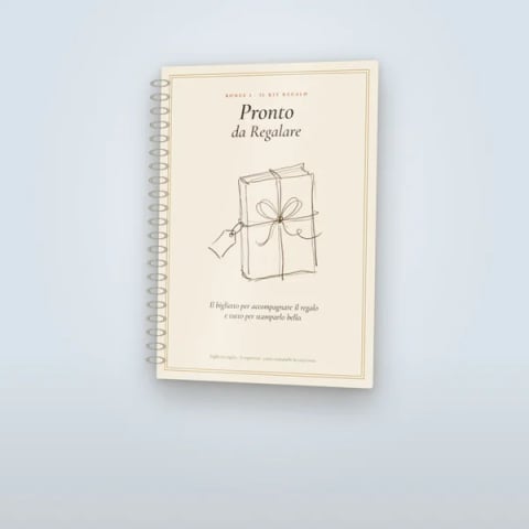 Bonus 3 — Pronto da Regalare
