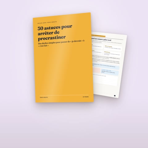 30 astuces pour arrêter de procrastiner