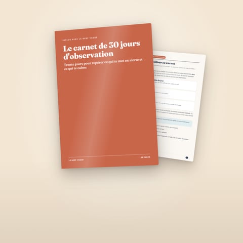 Le carnet de 30 jours d'observation