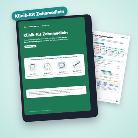 Klinik-Kit Zahnmedizin — gut vorbereitet in den klinischen Abschnitt